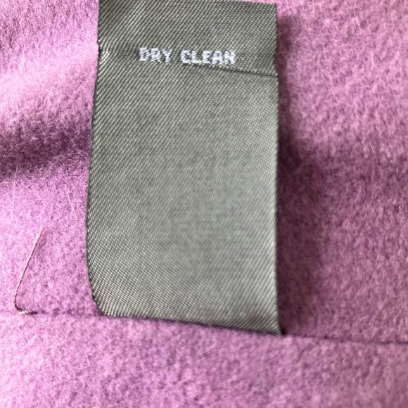 Kate Hill Blazer Jacket Sz 14 Wool Cashmere Purple Careerwear Academia Old Money - Picture 13 of 13